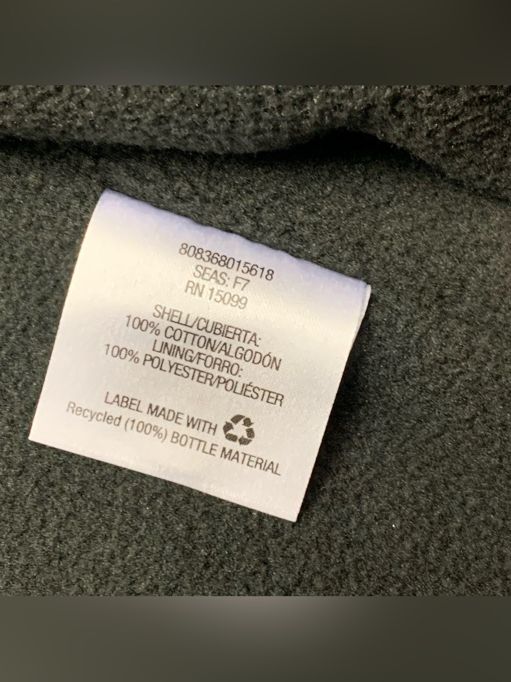 Craftsman Canvas Work Jacket Gray Heavy Duty Fleece Lined Coat Mens Size XL - Picture 5 of 11